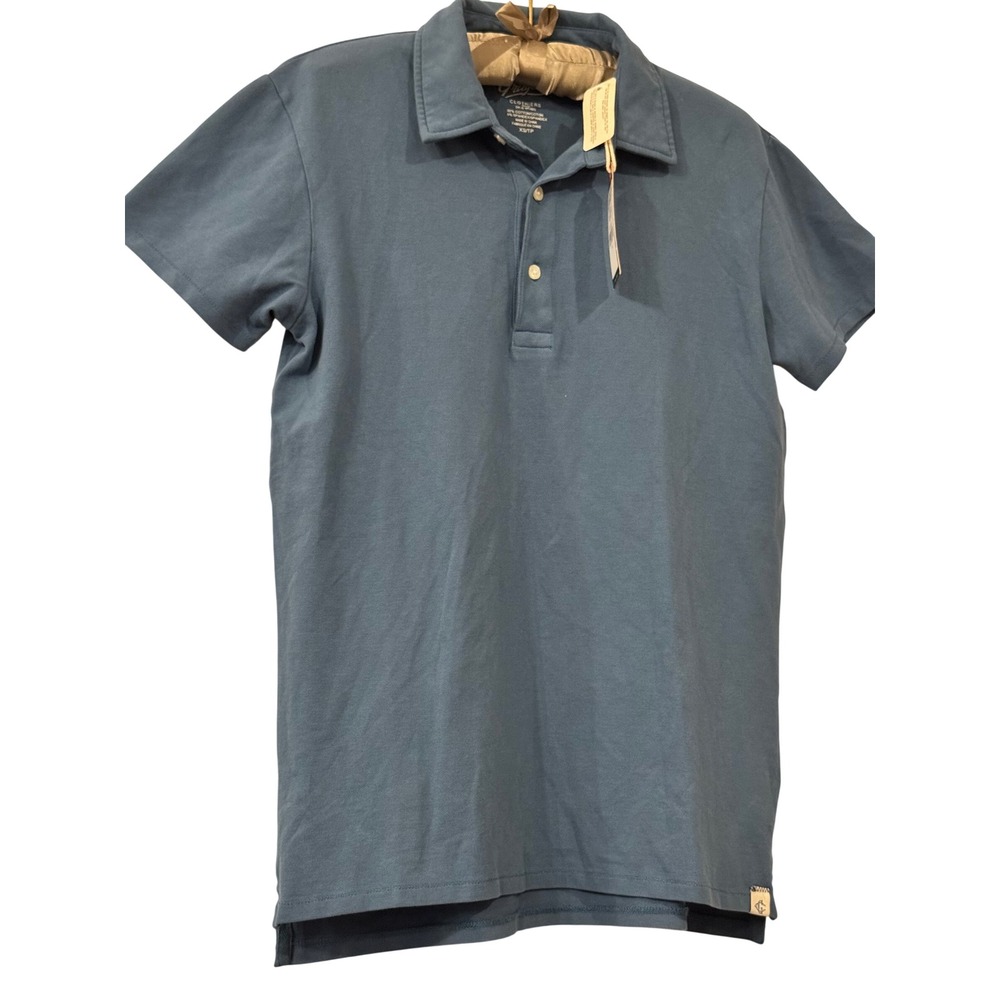 Grayers Mens Stretch Micro Pique Polo Shirt Aegean Blue XS K068223ABL